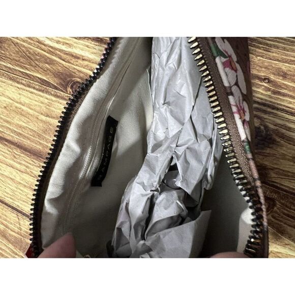 Rampage Brown And Pink Floral Hobo Shoulder Bag Spring 2022 NWT - Picture 8 of 10